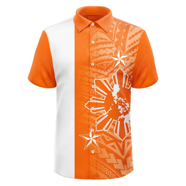 Philippine Design Full Print Button Down Polo Thumbnail
