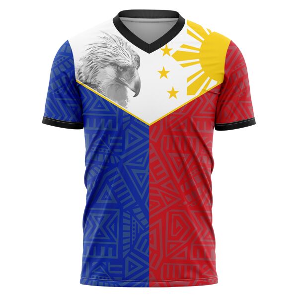 Philippine Design V-Neck Shirt Full Print Sublimation Thumbnail
