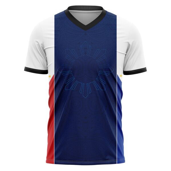 Philippine Design V-Neck Shirt Full Print Sublimation Thumbnail