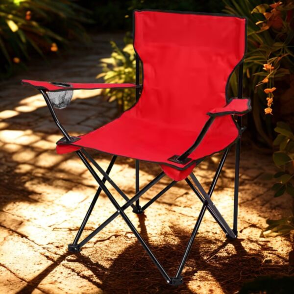 Foldable Camping Chair W/ Cup Holder Thumbnail