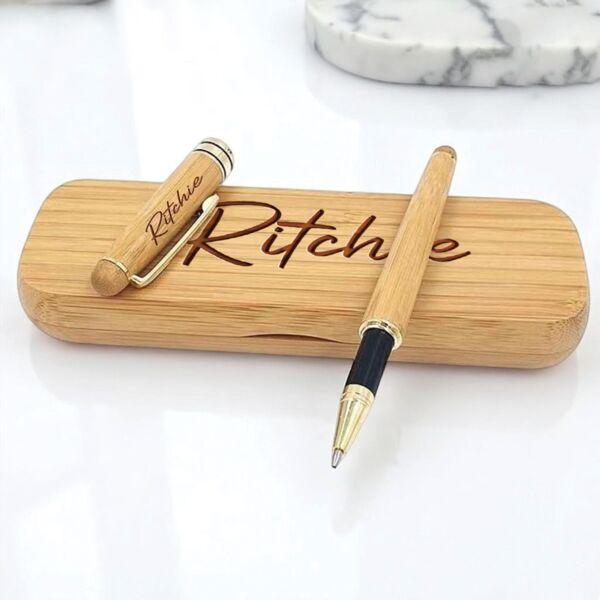 Engrave Wooden Pen with Case Thumbnail