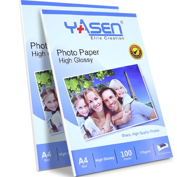 Yasen High Glossy Photo Paper 135 gsm A4 (100's) Thumbnail