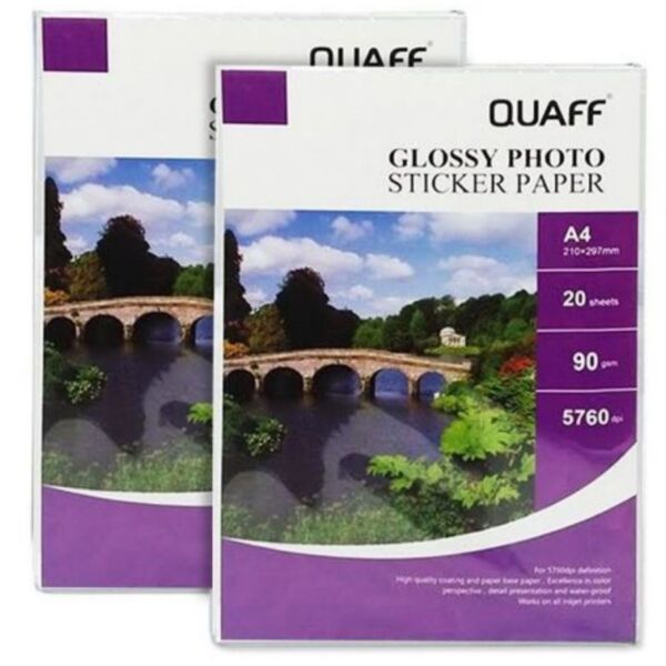 Quaff PP matte sticker A4 (20's) Thumbnail