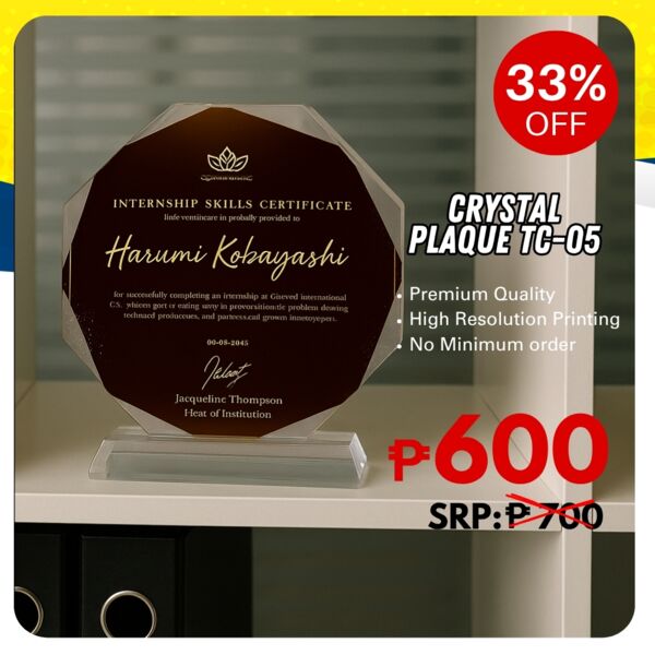 Crystal Plaque TC - 05 Thumbnail