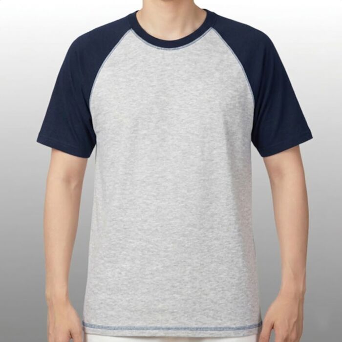 Blue Corner Raglan T-Shirt Men Thumbnail