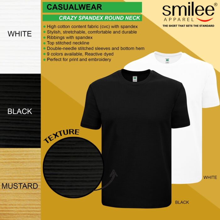 Smilee Apparel Crazy Spandex Round Neck 1 Thumbnail