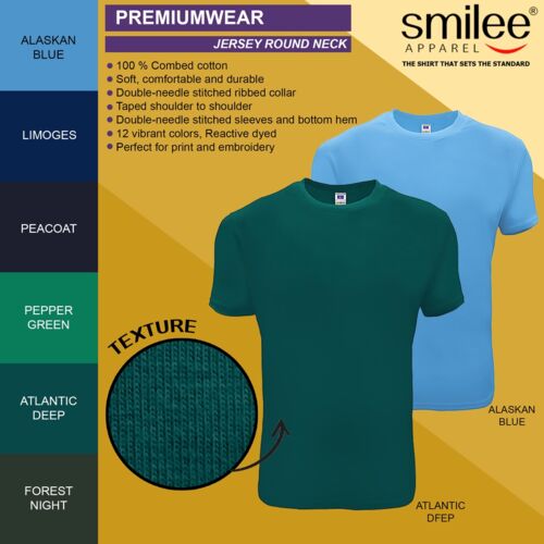 Smilee Apparel Premium Jersey Round Neck 2 Thumbnail