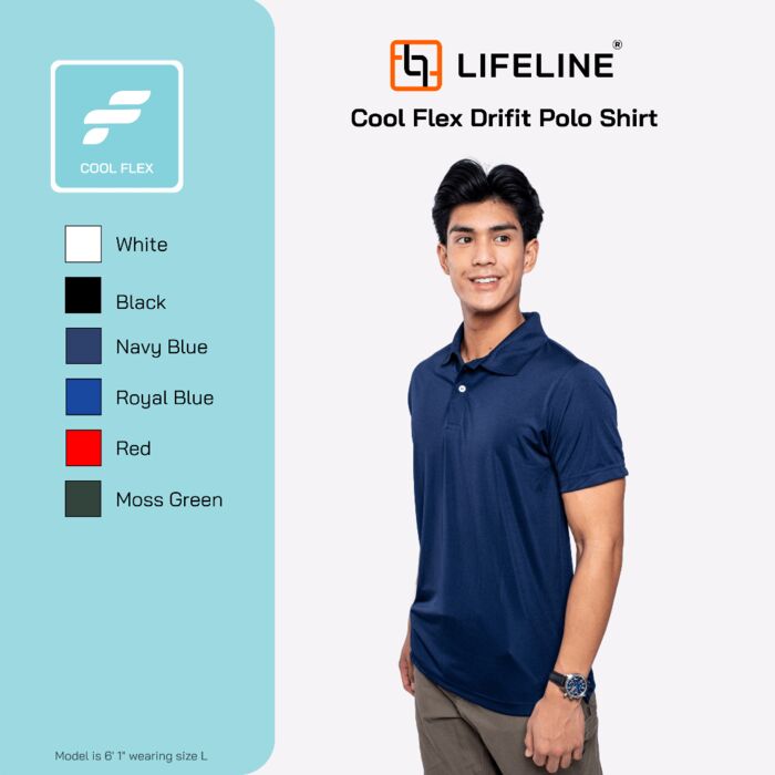 Lifeline Cool Flex Drifit Polo Shirt Thumbnail