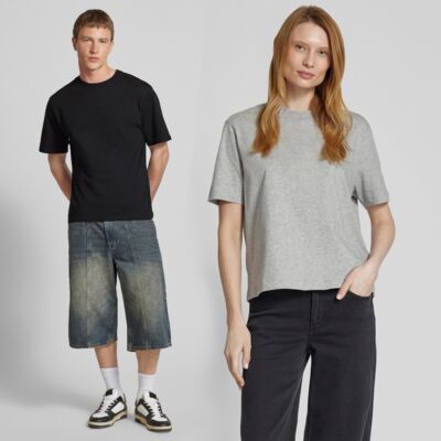 Fruit of the Loom Soft Premium Tshirt for Men & Women 100% Cotton Men's Plain Tops Black Series Thumbnail