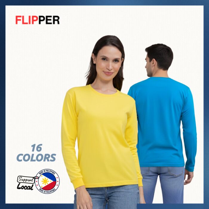 Flipper Plain Long sleeves - Unisex Thumbnail