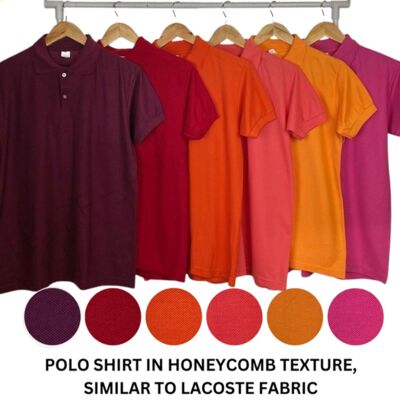Southport Polo Honeycomb | Red Color  Thumbnail