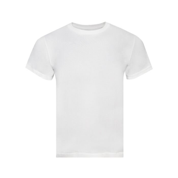 Hanes White Hanes Fit Round Neck T-Shirt Singles 1312 Thumbnail