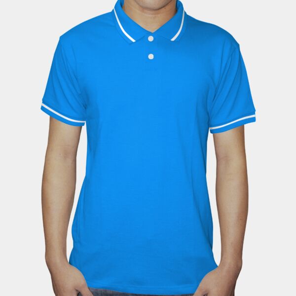 2 Tone Polo Shirt - Colored Body (Mens) Thumbnail