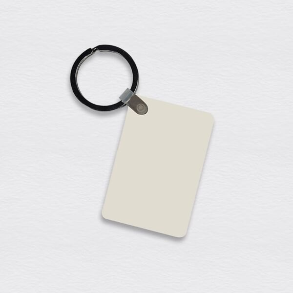 Wooden Wide Rectangle Keychain Thumbnail